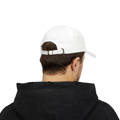 Dad Cap with Minimalist Coffee Ring Graphic — Casual Baseball Hat